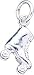 Sterling Silver Roller Skate Charm Sterling Silver Roller Skate Charm