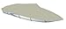 Styled to Fit Boat Cover, V-Hull Center Console Fishing Boat with High Bow Rails, O/B Motor - Length:18