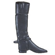 Anne at Home 601 Knobs Riding boot Large Right (#1 Pewter Matte)