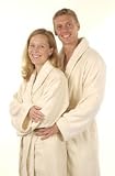Natural Cotton Velour Robe Sm/Med Natura