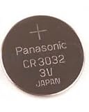 PANASONIC BR3032/A70480 3V LITHIUM COIN CELL BATTERY