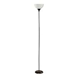 UPC 798919117116 product image for Mainstays Black Floor Lamp with CFL Bulb, HW-F1171BK-CA | upcitemdb.com
