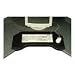Master Keyboard Corner,w/ Padded Wrist Rest,30x12-1/2x13,Black Image