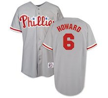 Ryan Howard #6 Phillies Adult Away Jersey