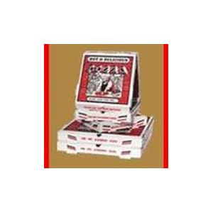 Click here to buy Smurfit-Stone Container BWK 14BOX50B b Fluted 14 Imprinted Pizza Boxes, 14 x 14 (14BOX50B)... by Smurfit-Stone Container.