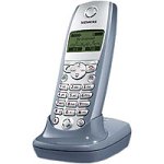 Siemens Gigaset S1 Mobilteil inkl.Ladeschale eisblau-metallic für Gigaset S100, S150