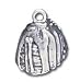 Solid Sterling Silver Baseball Glove Charm (1.5g)