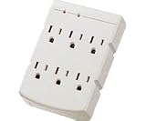 GE SU-94000 6 Outlet Wall Mounted Surge Suppressor