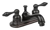 Dynasty Hardware Tea Pot Spout Centerset Faucet Oil Rubbed Bronze