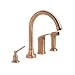 Fontaine Fontaine 4-Hole Kitchen Faucet COPPER w/ Soap Dispenser NF-KHI4-AC