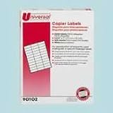 Copier Mailing Labels, 1x2-3/4, 3300/PK, White