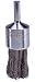 Weiler 1 1/8 Hollow End Stem-Mounted Knot .014 Stainless Steel Wire End Brush