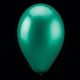 11" Green Metallic Balloons (2 Dozen) - Bulk