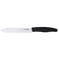 MIU France Ceramic Serrated Knife, 5-Inch