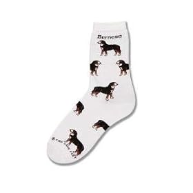 Buy For Bare Feet Bernese Mountain Dog Poses Socks by For Bare Feet