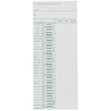Acroprint 09-6103-080 Weekly Time Cards For Model Att310 Electronic Totalizing Time Recorder, 200/Pk