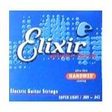 Elixir Electric Guitar Strings Nanoweb Super Light .009 - .042 10 SETS