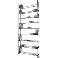 Atlantic 63135237 Maxsteel 864 CD/450 DVD/BluRay/Games 12-Tier Media Rack (Silver)