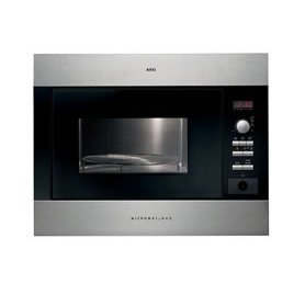 AEG Fully Built-in Microwave Oven, 26 litres Microwave, White