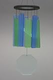 Goose Rocks Designs Rockport-b Handcrafted Stained Glass Wind Chime