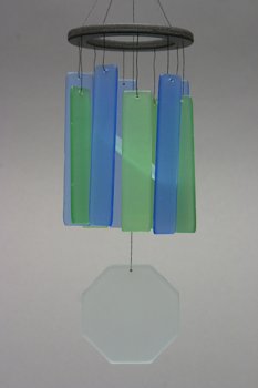 Goose Rocks Designs Rockport-b Handcrafted Stained Glass Wind Chime