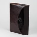 Mocha Leather Bible Cover - Medium