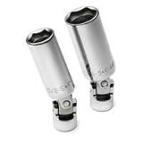 3/8 In Drive Flex Spark Plug Socket Set - 2-Pc