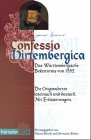 Produkt-Bild: Confessio Virtembergica. Das W&uuml;rttembegische Bekenntnis von 1552
