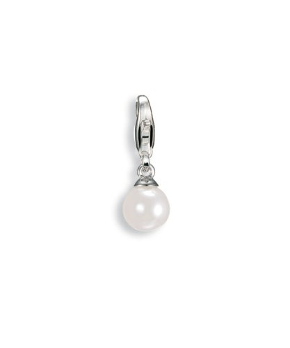 SilberDream 925 Sterling Silber Charm Täschchen Anhänger für Armband Kette Ohrring FC3028 Silber Charm