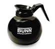 Bunn Coffee Bunn 06078.0012 64 Ounce Glass Coffee Decanters with Black Handle - 1 DZ