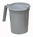 [Item]: Graduated Plastic Liner [Additional Info]: Standard Pitcher Features an Easy-Open Lid. Plastic pitcher pours water while holding back ice and features pop-off tabs that let the user open it with a quick flick of the thumb. Clear lid. 1000 cc.