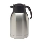 Brewmatic 64oz Medium Height Stainless Steel Thermal Server