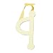 Yellow Gingham Hanging Letter - Q