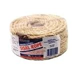 Wellington Cordage #11345 1/4x100'NAT Sisal Rope