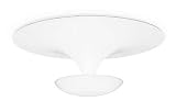 2007-03, Funnel, Ceiling Lamp,Wh Lacquer