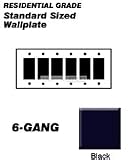 Leviton Decora Plastic 6-Gang Wallplates Leviton Decora Plastic Wallplates