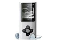 RICATECH RC1600 4GB silber MP3 MP4-Player mit eingebauter Digitalkamera Farbdisplay Radio Aluminiumgehause AVI AMV RMVB MP3 WMA WAV