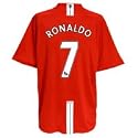 Manchester United Home Shirt 2007/09 with Ronaldo 7 printing