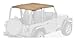 Bestop Header Safari Bikini - Jeep '97-02 Wrangler TJ (Spice)