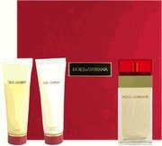 dolce and gabbana red perfume gift set