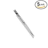 BOSCH U101BF 4" 10 TPI Bi-Metal Universal Shank Jigsaw Blade 5 Pack