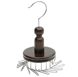 16-Hook Spinning Tie Hanger