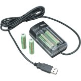 Tripp Lite IN3006CG Notebook/Laptop Rapid Recharger for AA & AAA Batteries USB LED