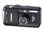 Canon PowerShot S50 - Digital camera - compact - 5.0 Mpix - optical zoom: 3 x - supported memory: CF - Microdrive : 1 GB - black