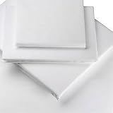 White, Cot Bed Size, 100% Cotton Duvet Cover Set by Viceroybedding