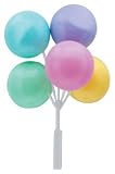 Pastel Colored Balloon Clusters for Cakes or Cupcakes!