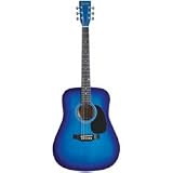 Lauren Full Size Dreadnought Acoustic Guitar - Blue