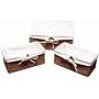 Whitney Design ML-5611 Woven-Seagrass Rectangular-Shaped Utility Baskets, Set of 3