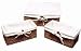 Whitney Design ML-5611 Woven-Seagrass Rectangular-Shaped Utility Baskets, Set of 3