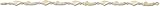 Miami Hurricanes Solid 10K Gold ''CANES''/Hurricane Bracelet 7 5/8''